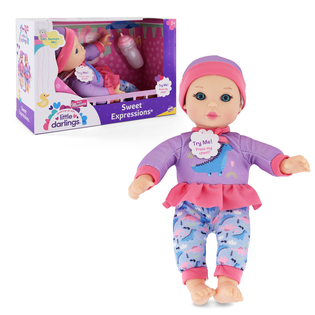 Baby Maziuna 11" Sweet Expressions - 2 Assorted.