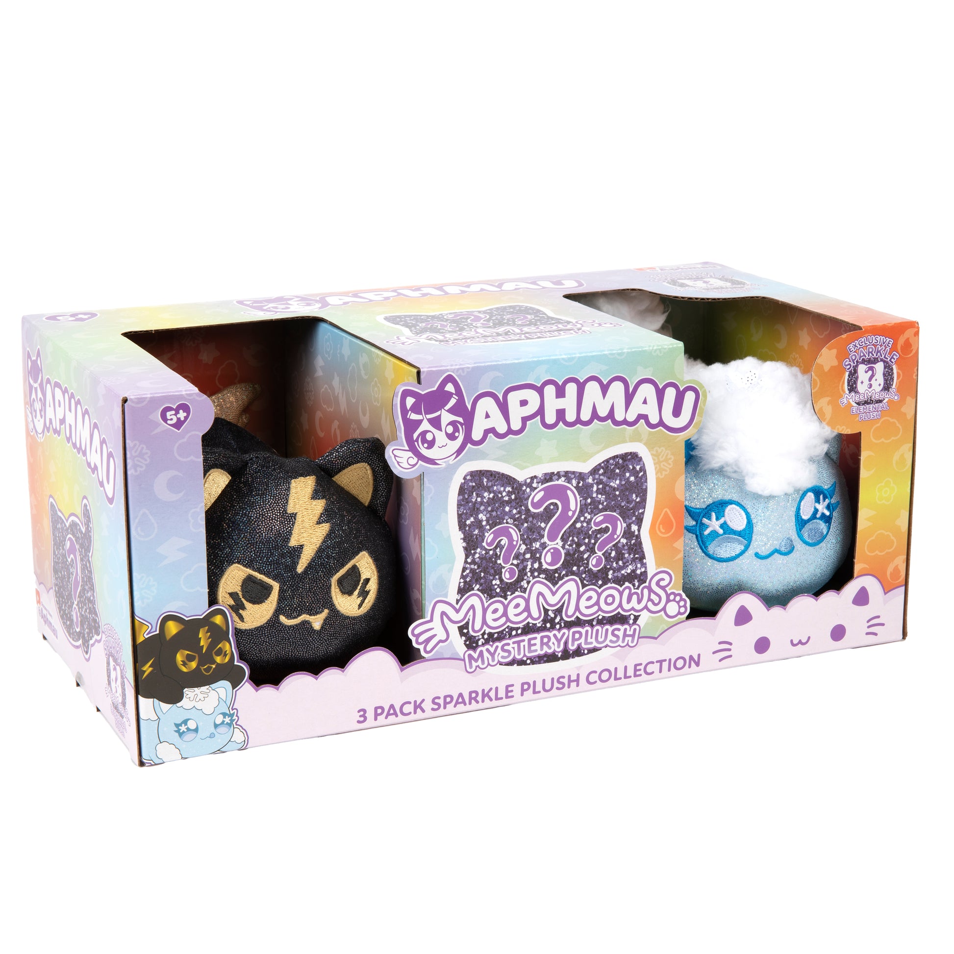 Aphmau MeeMeow Plush 3 pack Elemental 6inch