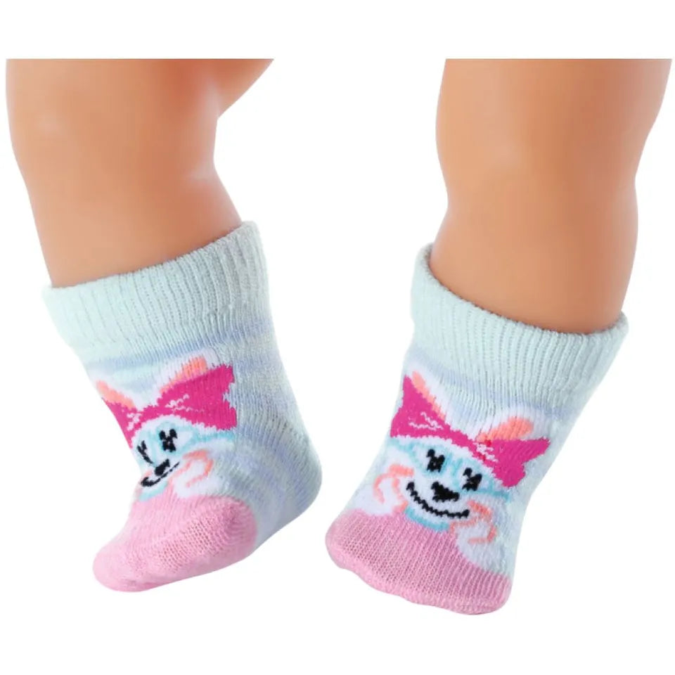 BABY born Socks 2pc, Assorted- 43cm