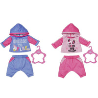 BABY born Jogging Suits 2 assorted 43cm