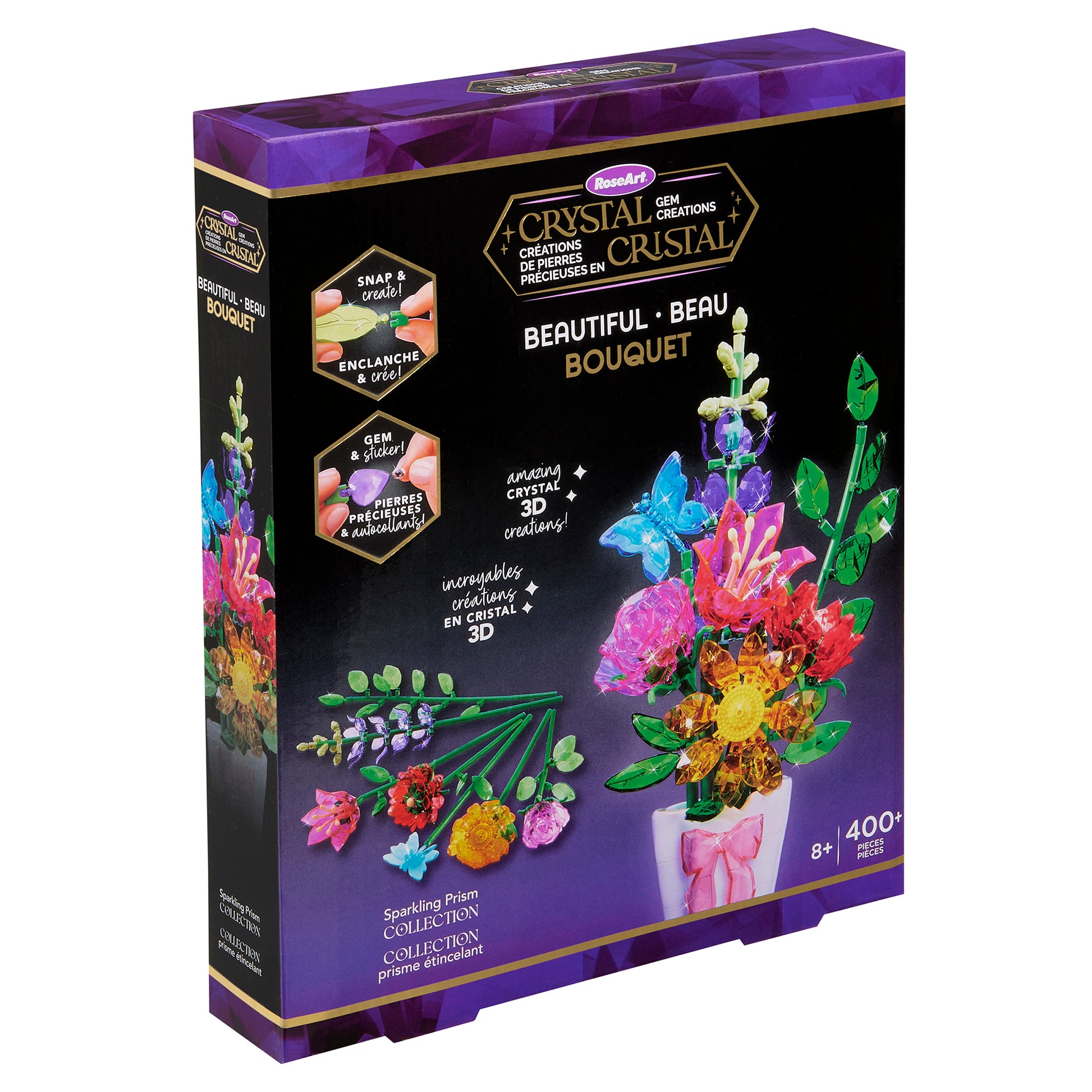 Rose Art Crystal Gem Beautiful Bouquet