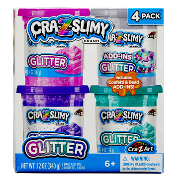 Cra-Z-Slimy Glitter! 4 Pack
