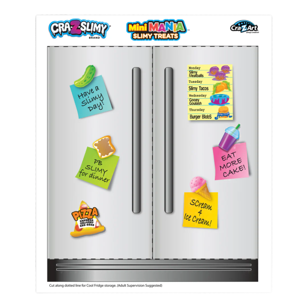 CraZSlimy Mini Mania Slimy Treats Grocery Set