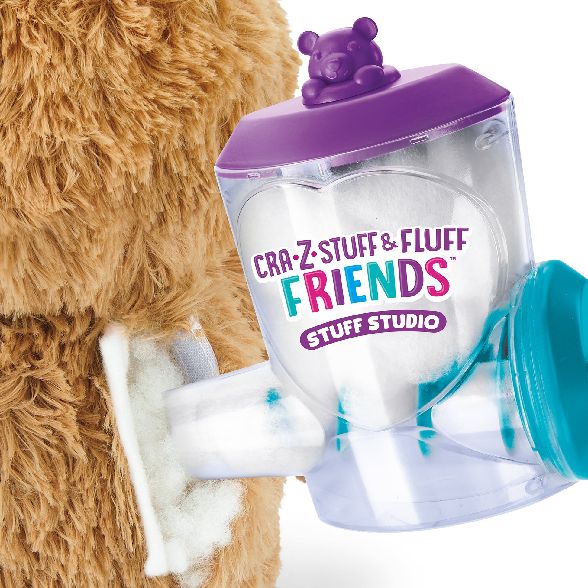 Rose Art CraZStuff & Fluff Stuff Studio Fluffy Plushie Bear