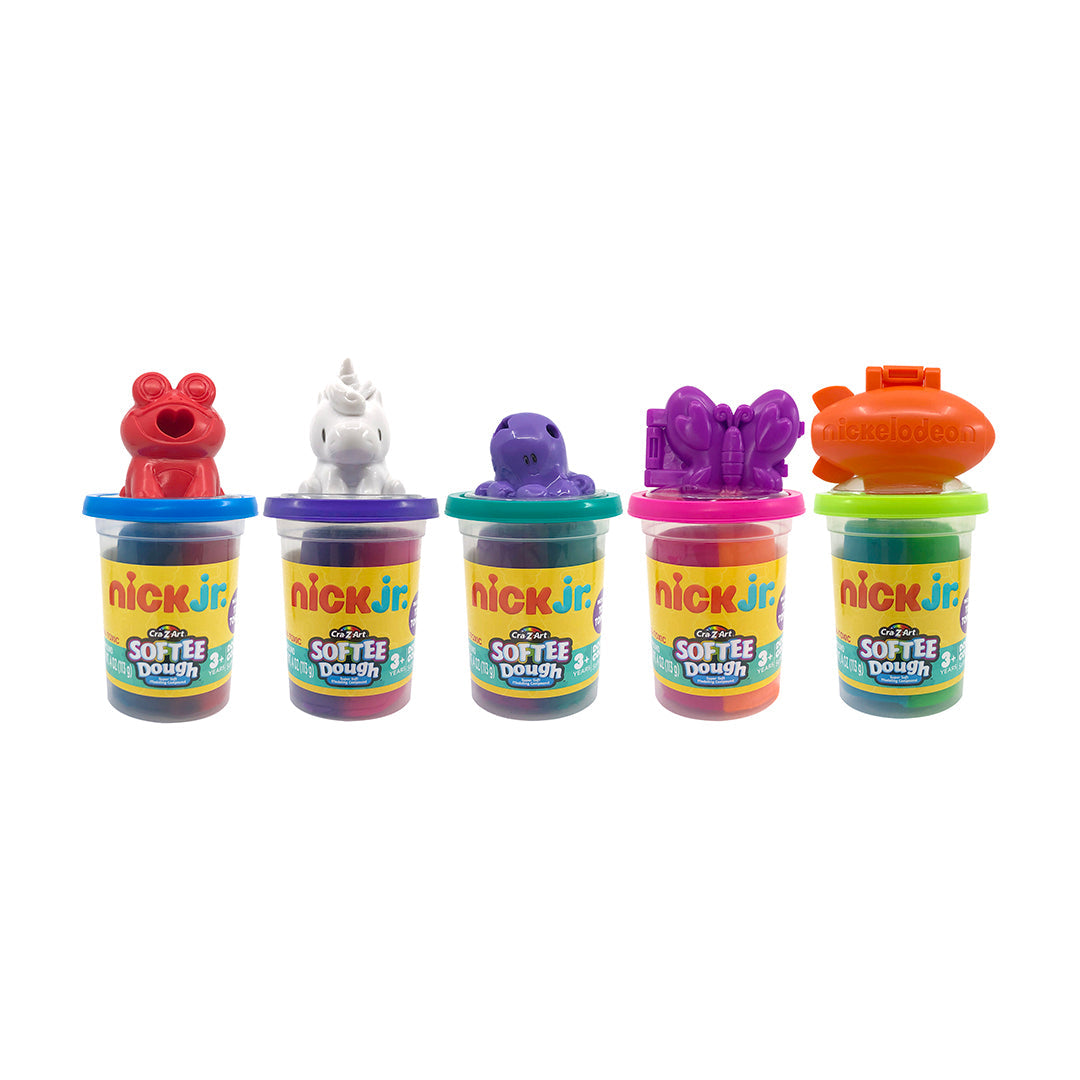 CraZArt Nick Jr. 4 Ounce Double Color Softee Dough With Topper