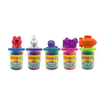CraZArt Nick Jr. 4 Ounce Double Color Softee Dough With Topper