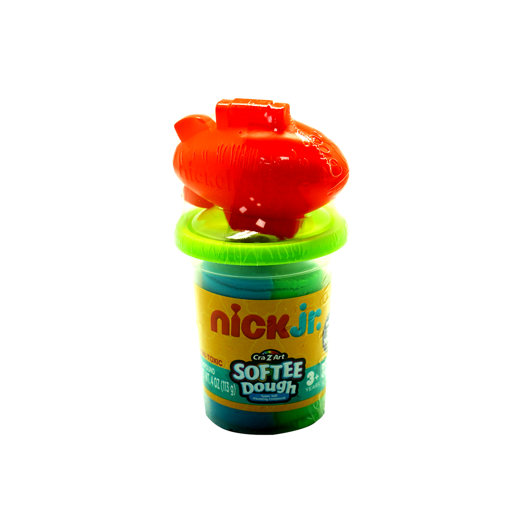 CraZArt Nick Jr. 4 Ounce Double Color Softee Dough With Topper
