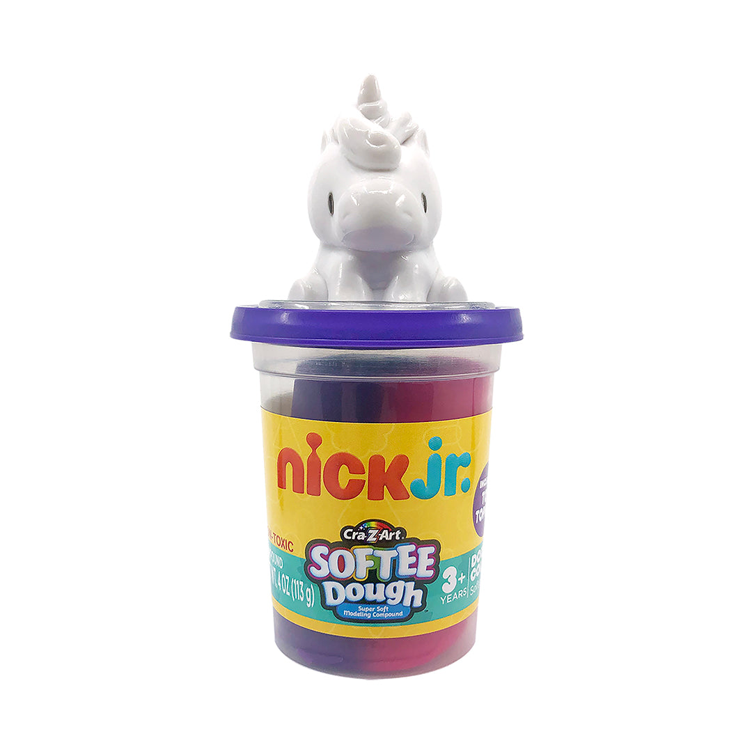 CraZArt Nick Jr. 4 Ounce Double Color Softee Dough With Topper