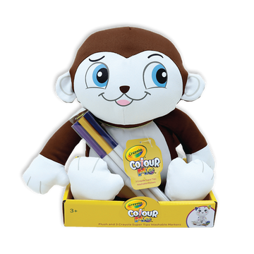 Crayola Colour Me Plush Monkey