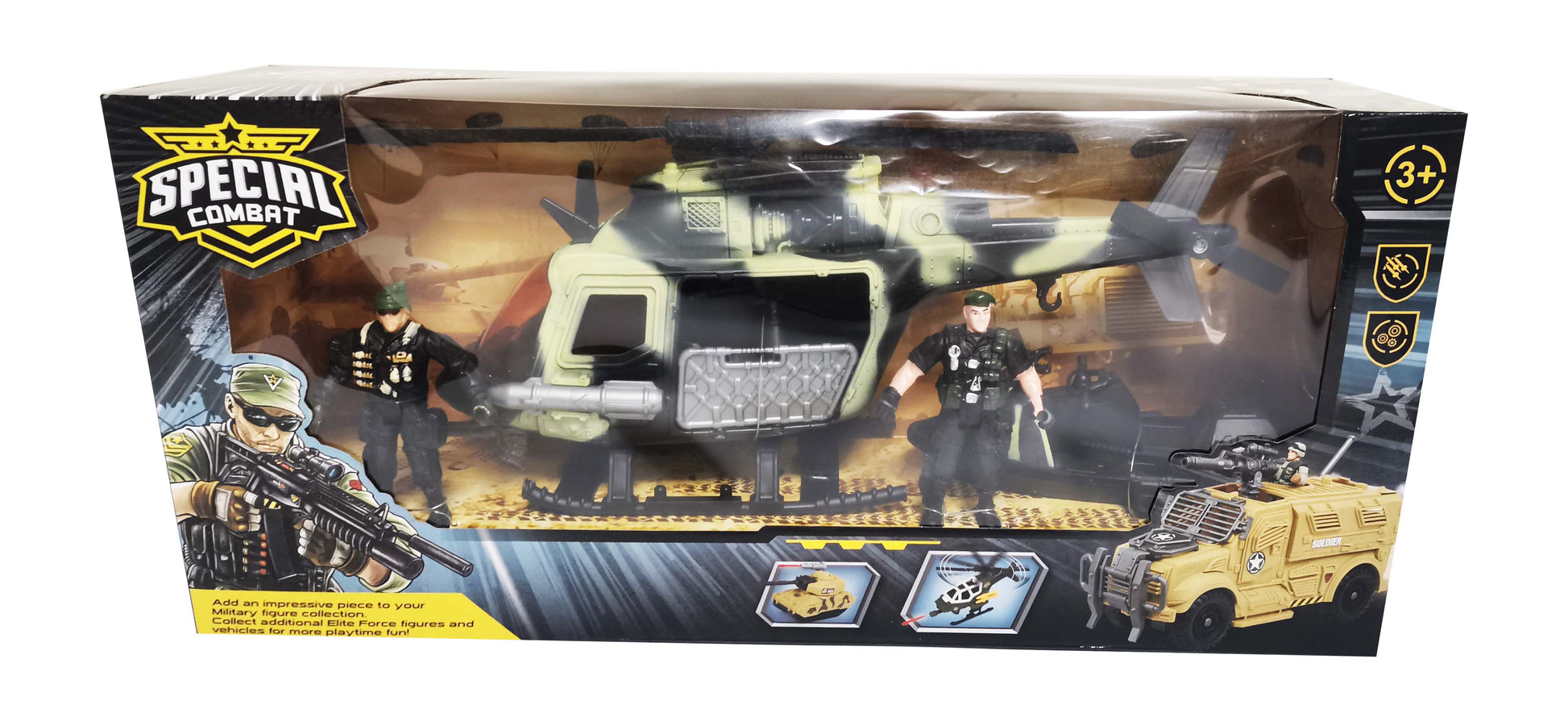 Special Combat Military Helicopter Playset