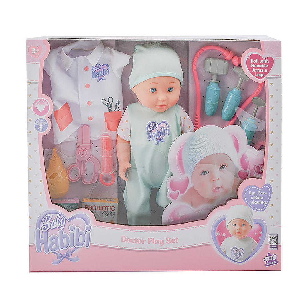 Baby Habibi Doll Doctor Play Set 14inch