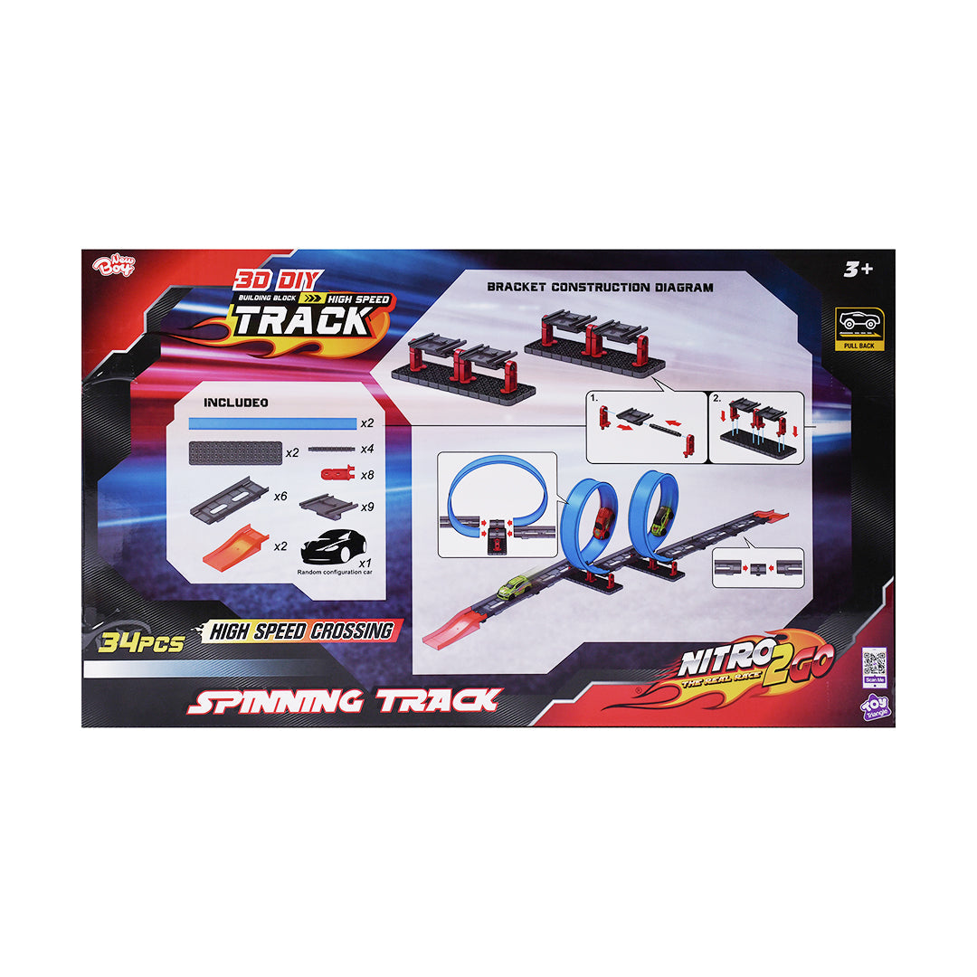 NewBoy Nitro2Go Spinning Track (34pcs)