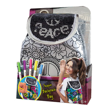 Fashion Time Backpack with Reversible Sequins