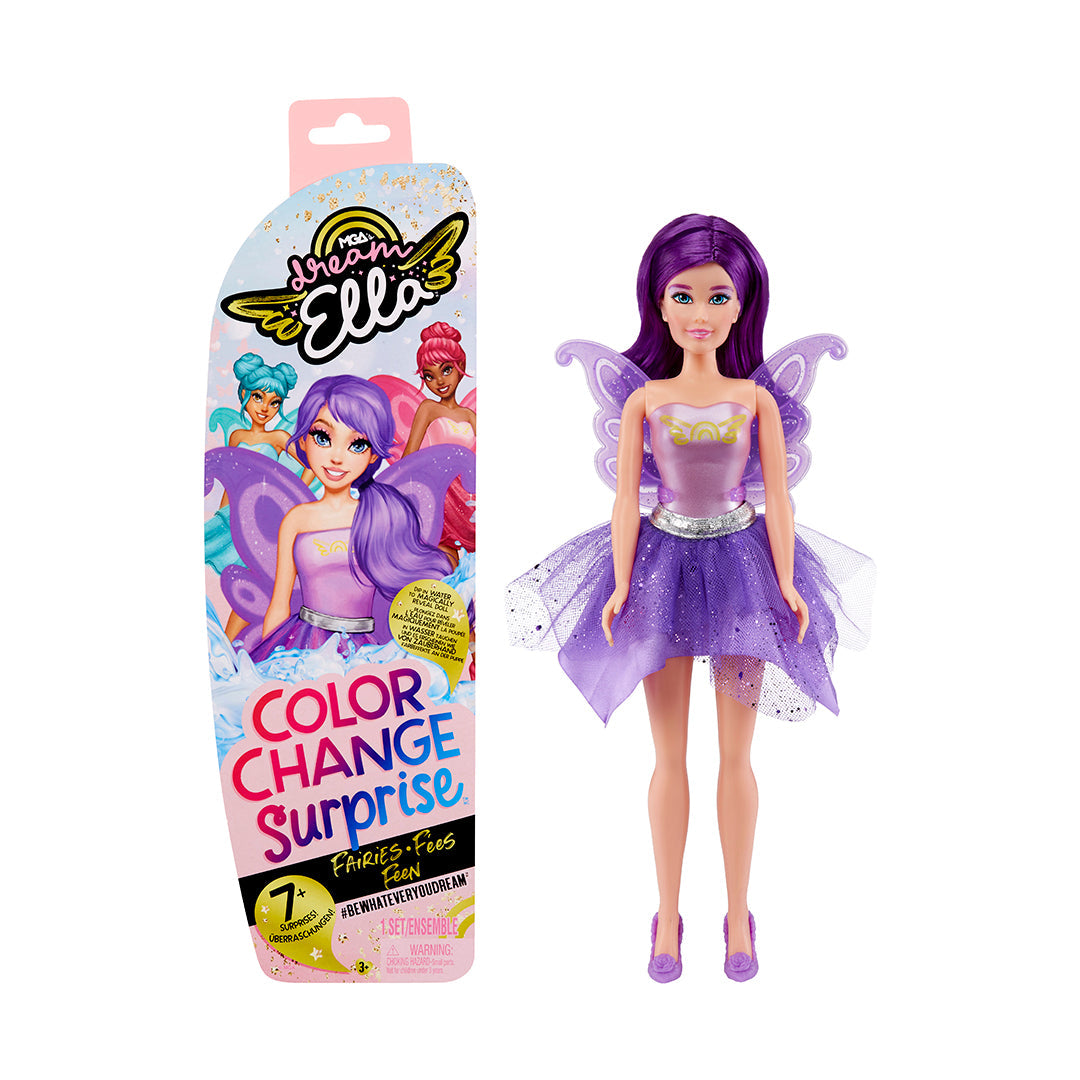  إم جي إي دريم إيلا مفاجأة تغيير اللون
 فيريز دول السلسلة 2 - الدمية آريا (أرجوانية)