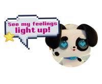 Pixel Hugs Electronic Plush (Black/White)