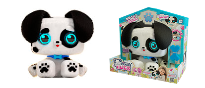 Pixel Hugs Electronic Plush (Black/White)