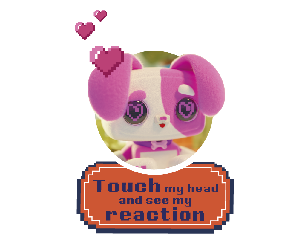 Pixel Hugs Electronic Plush ( pack/White)