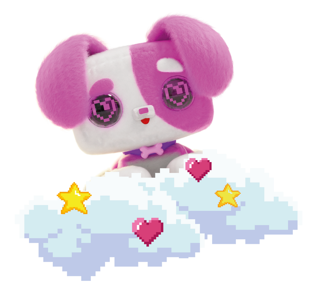 Pixel Hugs Electronic Plush ( pack/White)