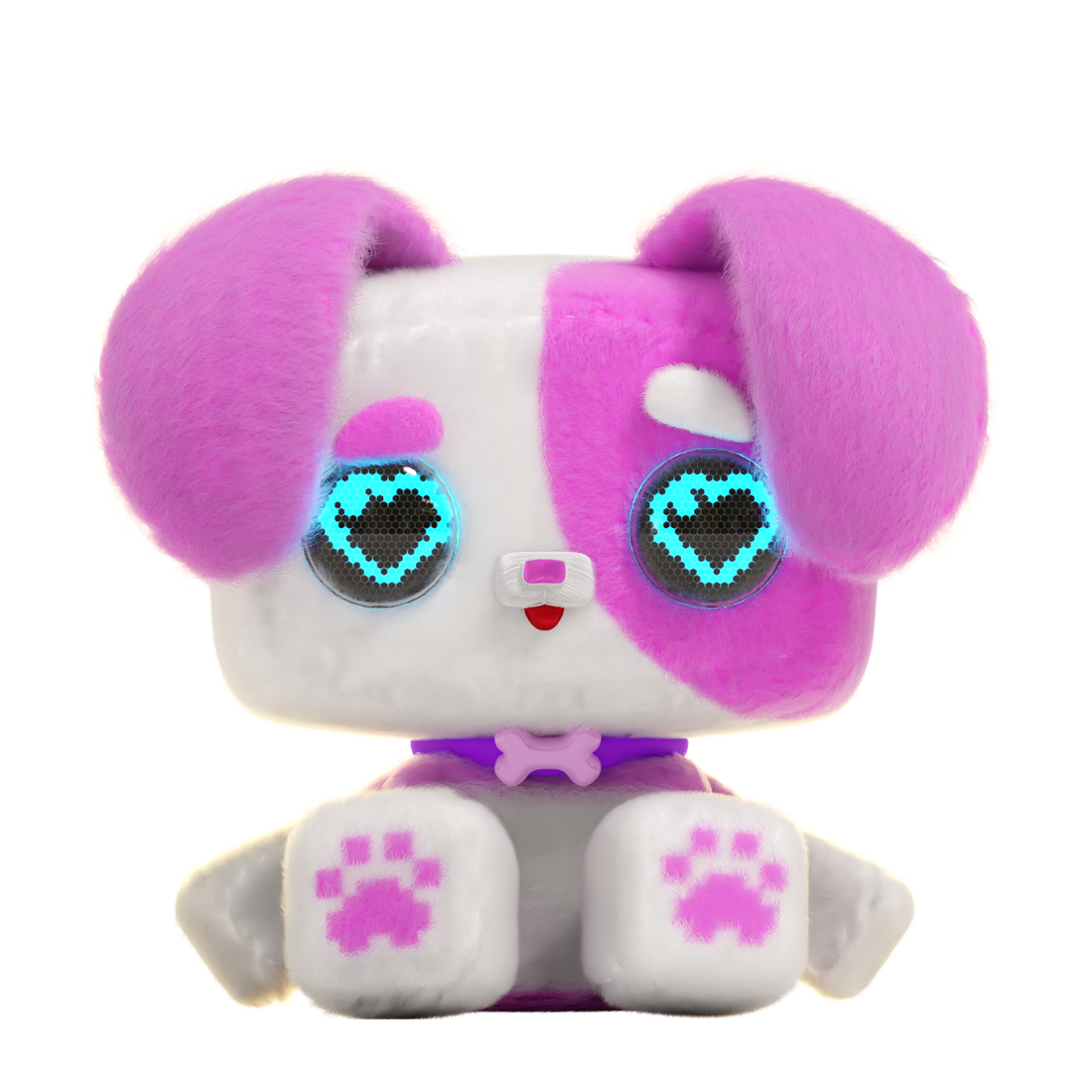 Pixel Hugs Electronic Plush ( pack/White)