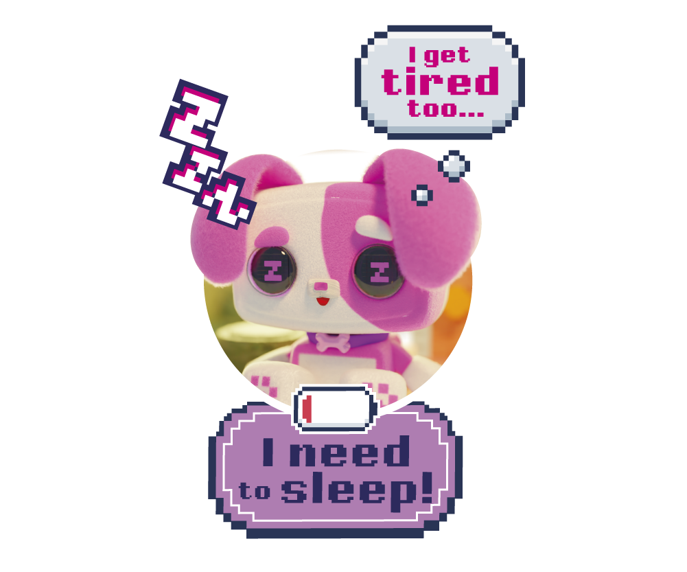 Pixel Hugs Electronic Plush ( pack/White)