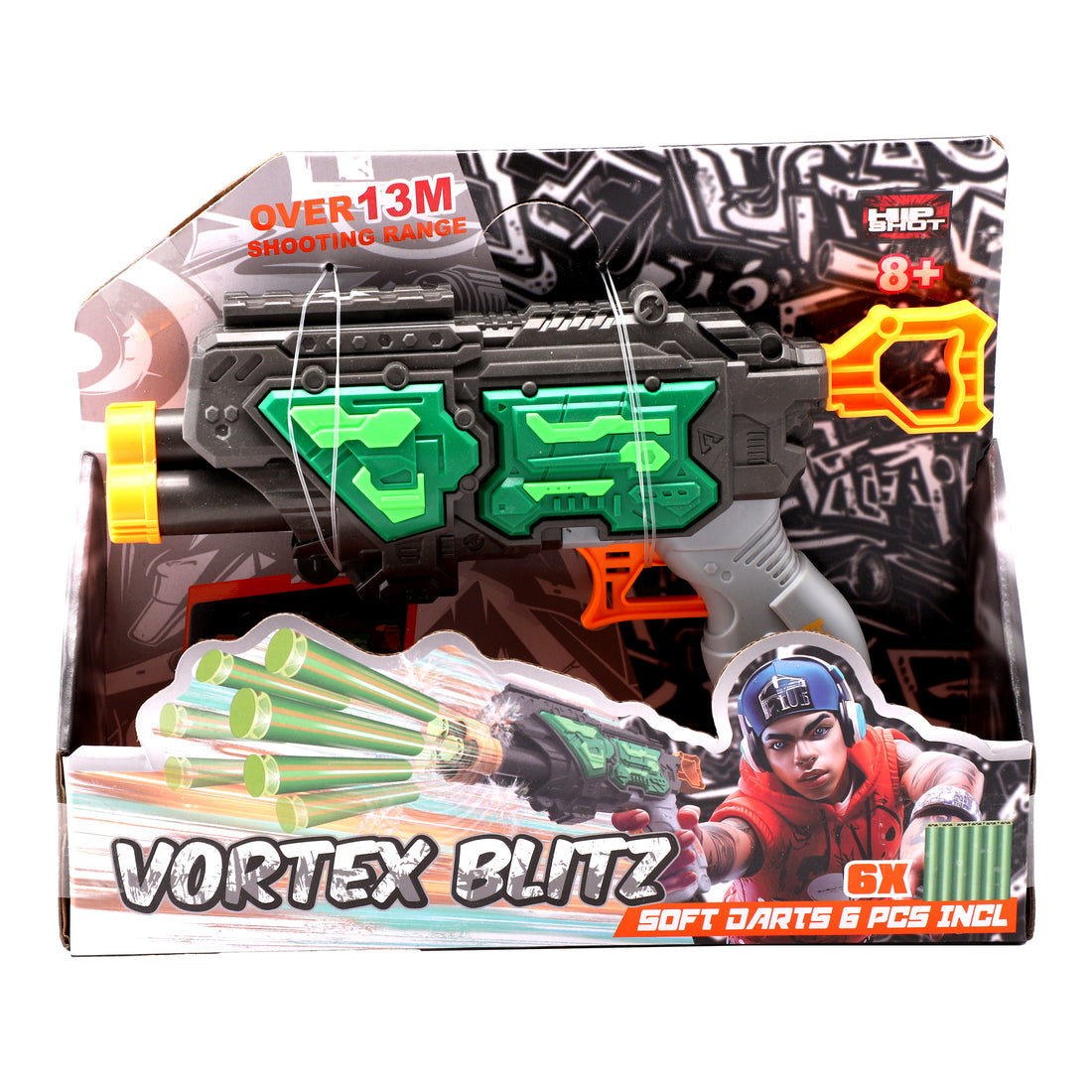 Hip Shot Vortex Blitz with x6 Darts