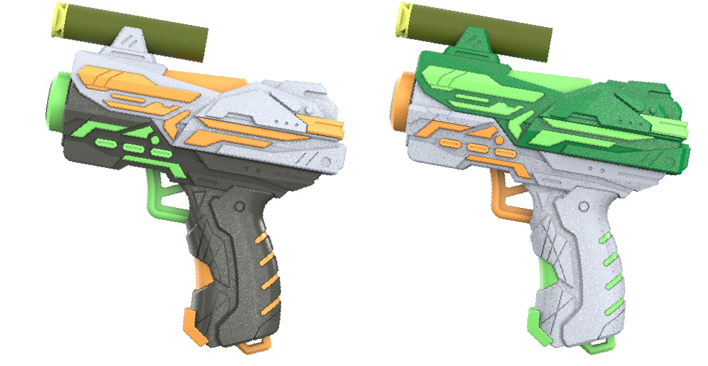 Hip Shot Combo Iron Singer (x2 Blaster) with x14 Darts