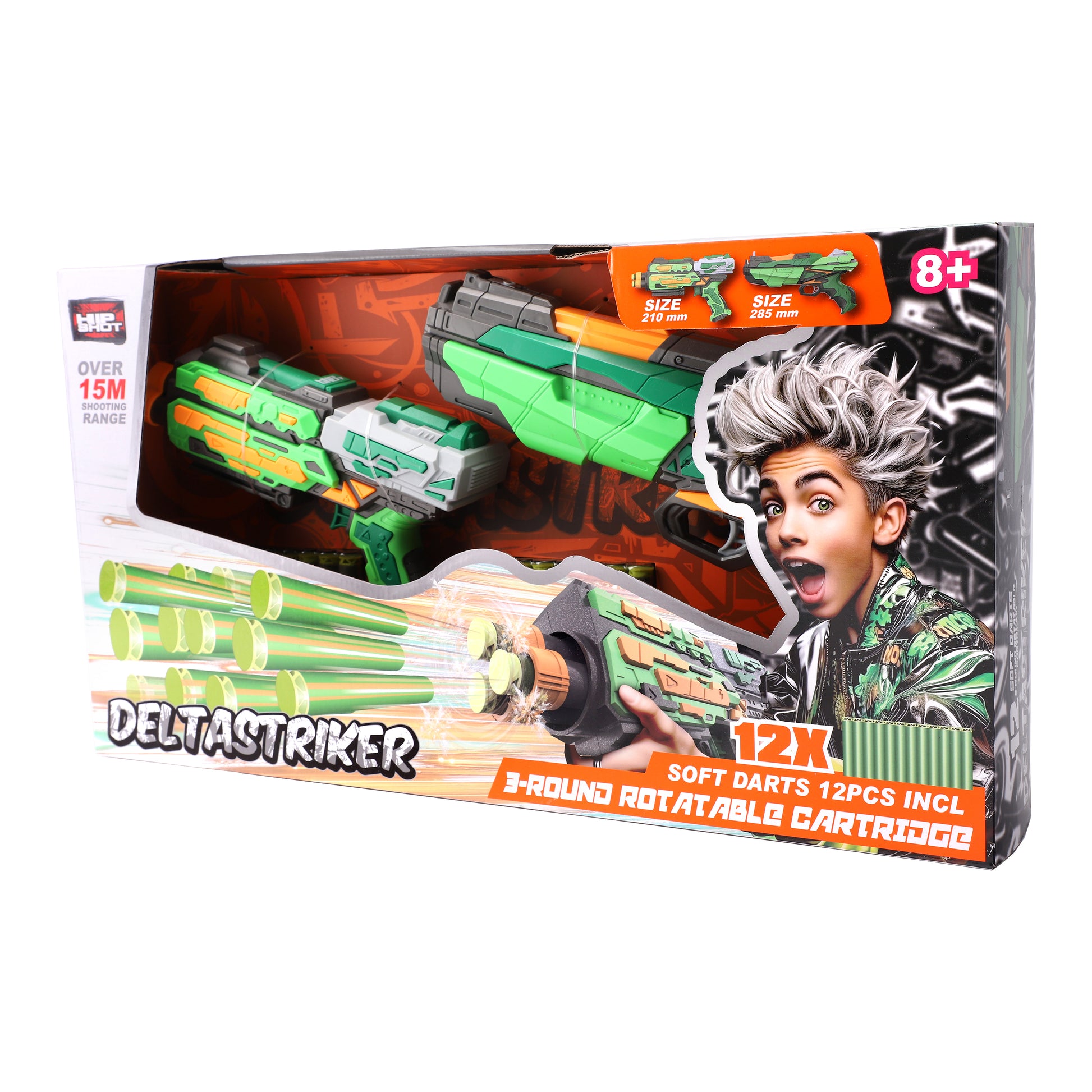 Hip Shot Combo Deltastriker (x2 Blaster) with x12 Darts