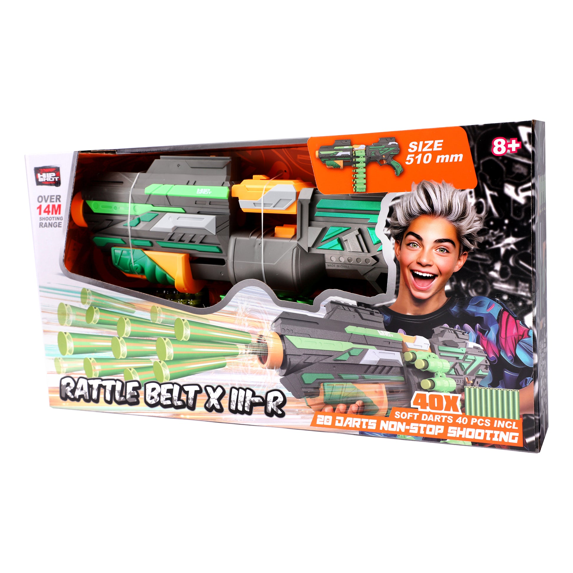 Hip Shot Rattle X III-R with x40 Darts