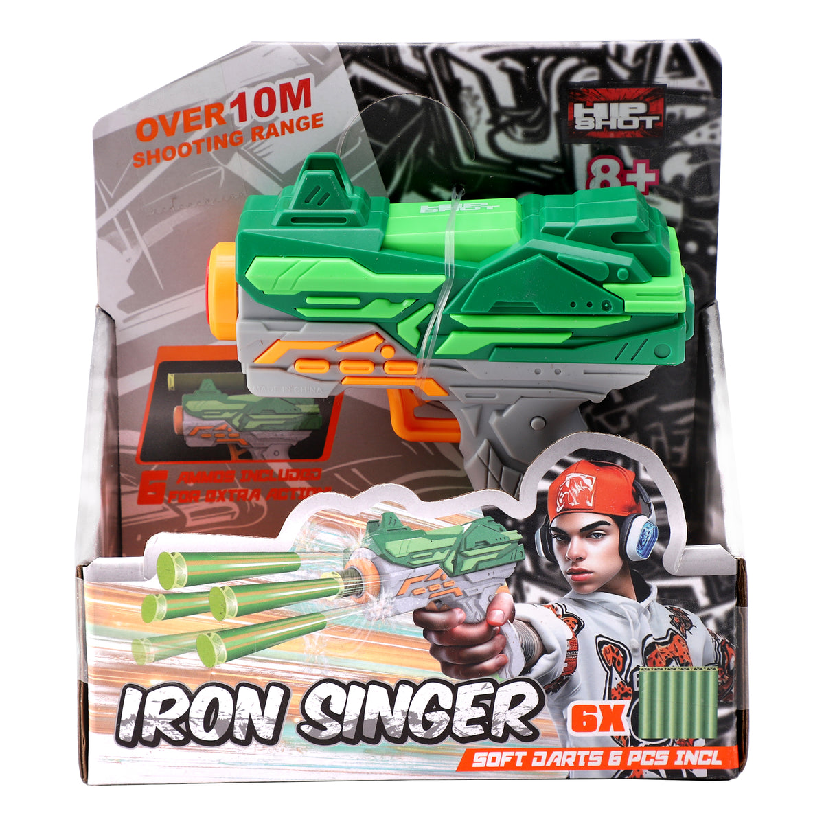 Hip Shot Iron Singer with x6 Darts 1 - pc assorted
