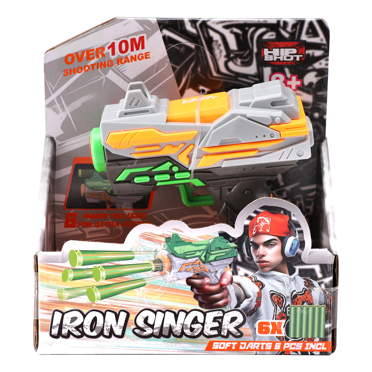 Hip Shot Iron Singer with x6 Darts 1 - pc assorted