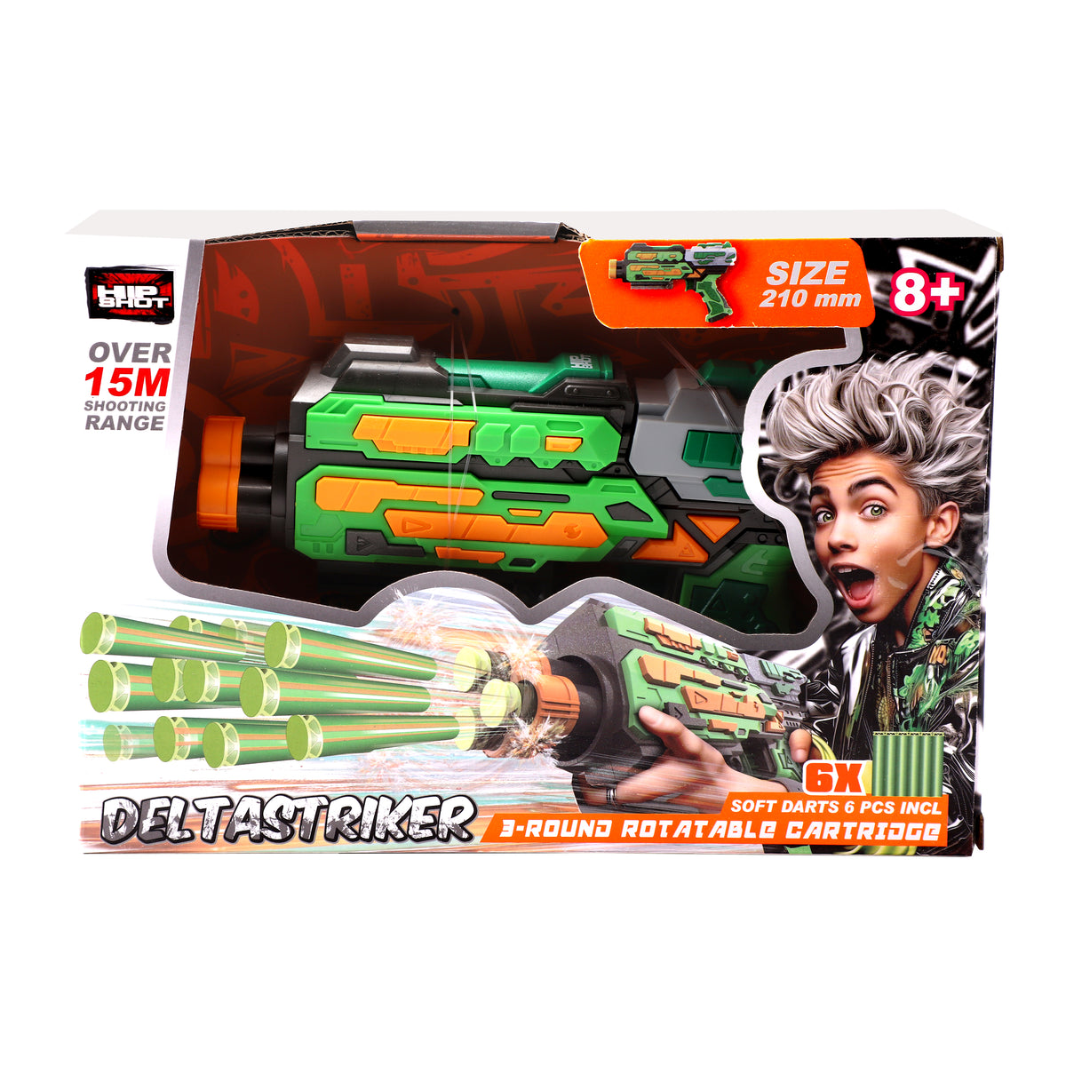 Hip Shot Deltastriker with x6 Darts