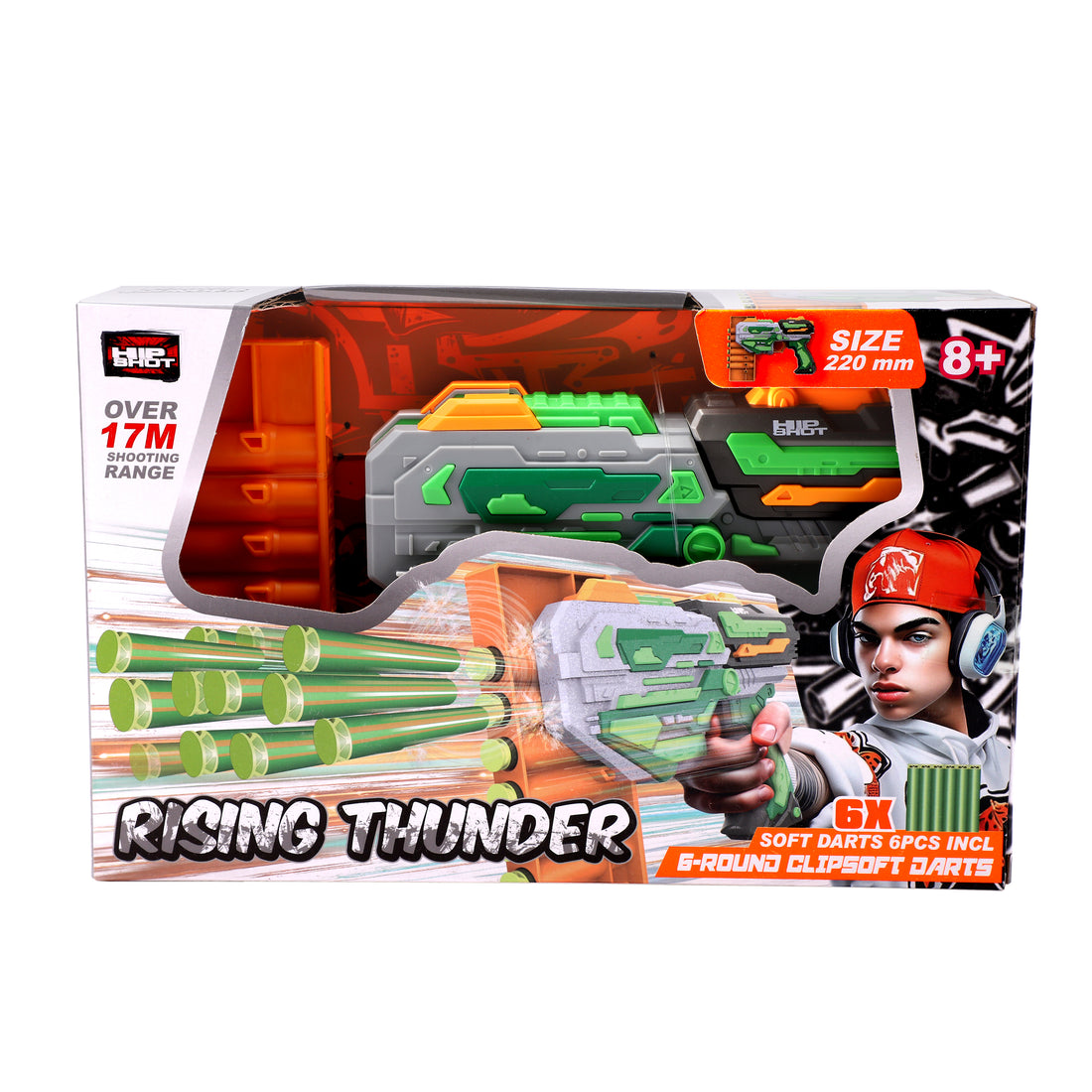 Hip Shot Rising Thunder with x6 Darts