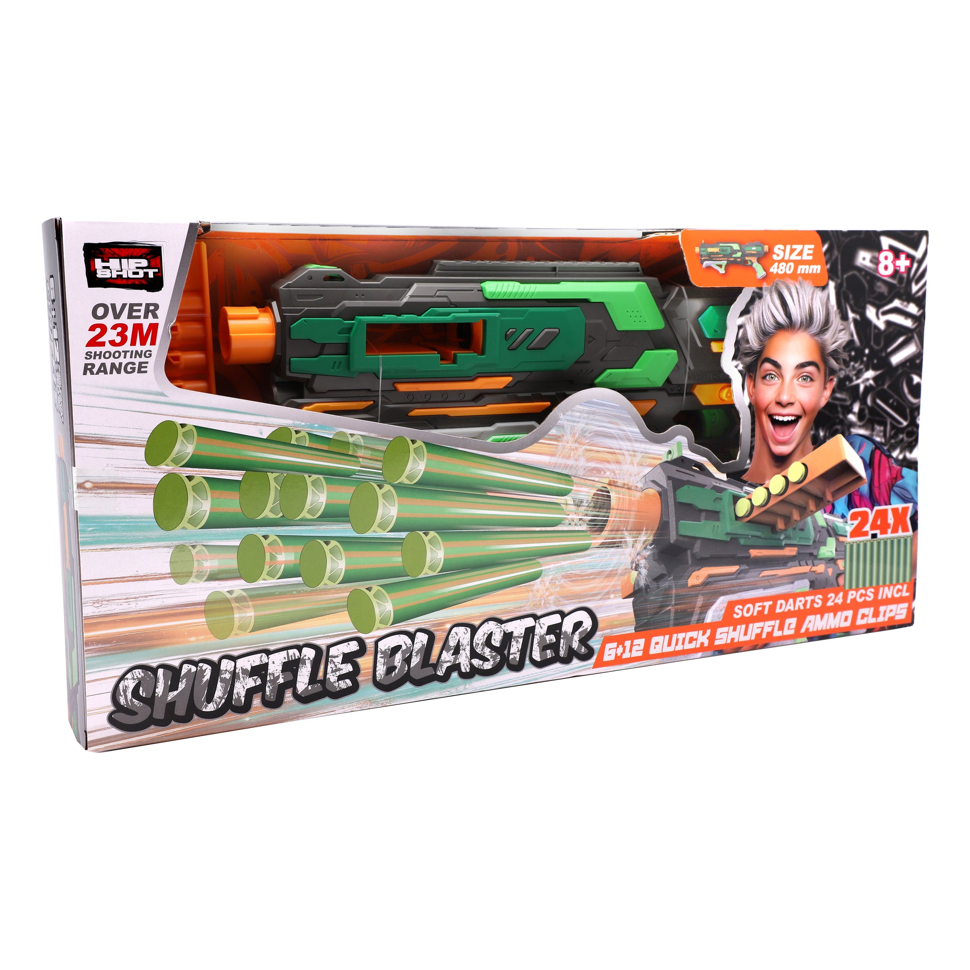 Hip Shot Shuffle Blasterwith x24 Darts