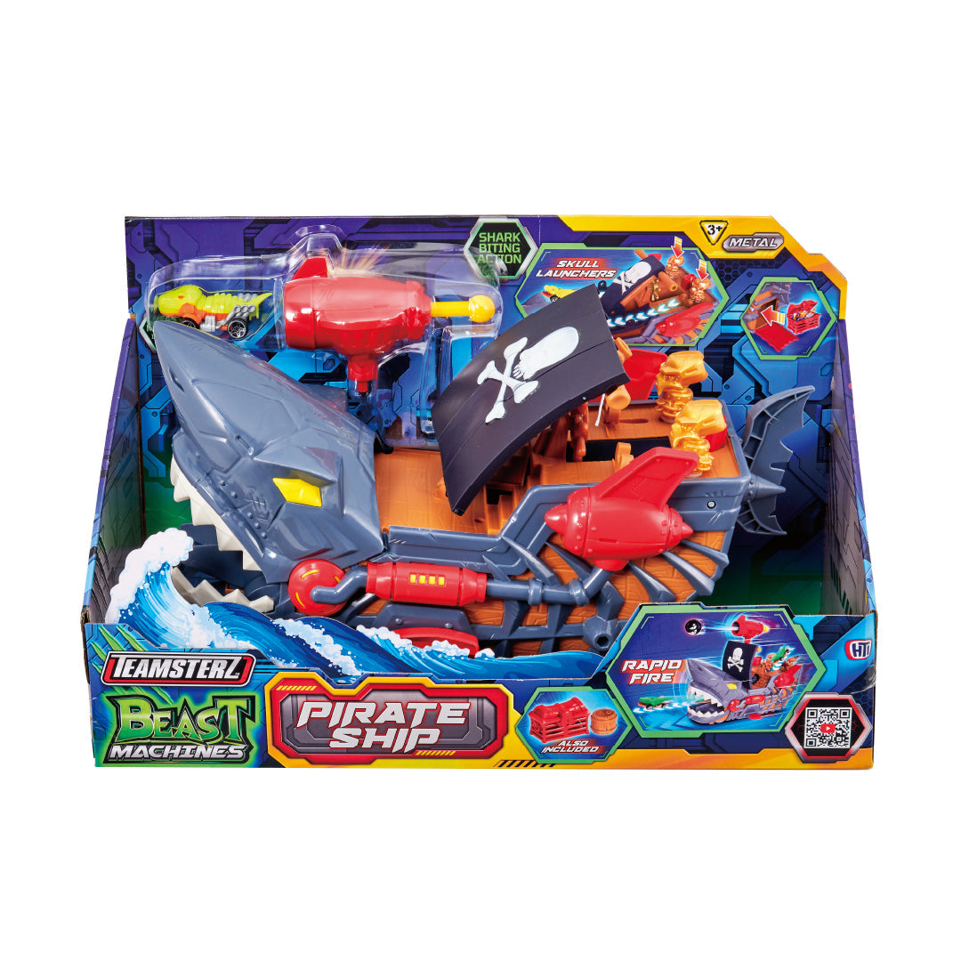 Teamsterz Beast Machines Pirate Ship (w/ 1 Car)
