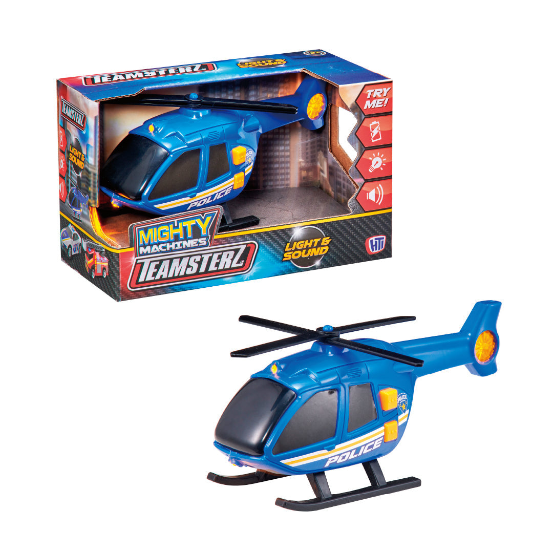 Teamsterz Mighty Machines Police Helicopter (Small) (L&S)