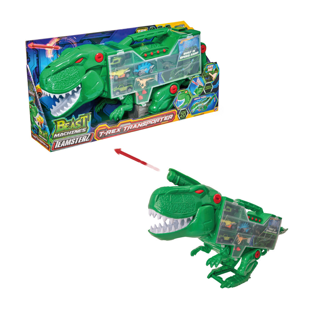 Teamsterz Beast Machines T-Rex Transporter (w/ 6 Cars)