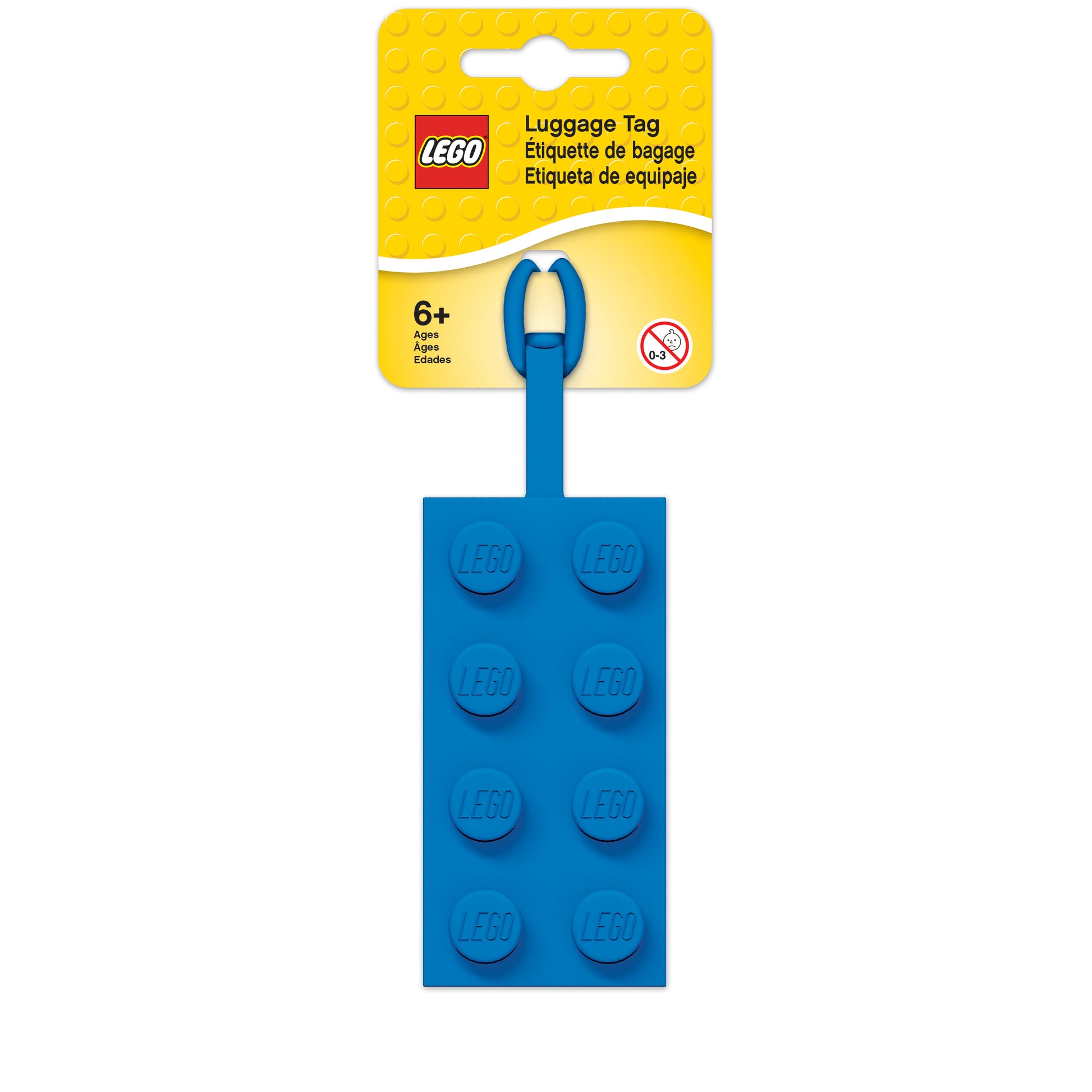 Lego IQ Bag Tag 2x4 Blue