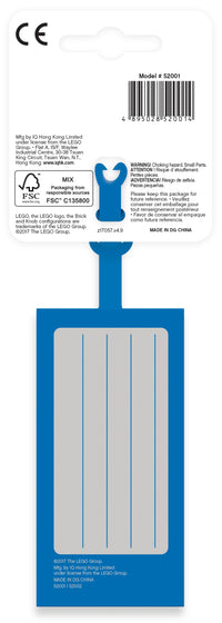 Lego IQ Bag Tag 2x4 Blue