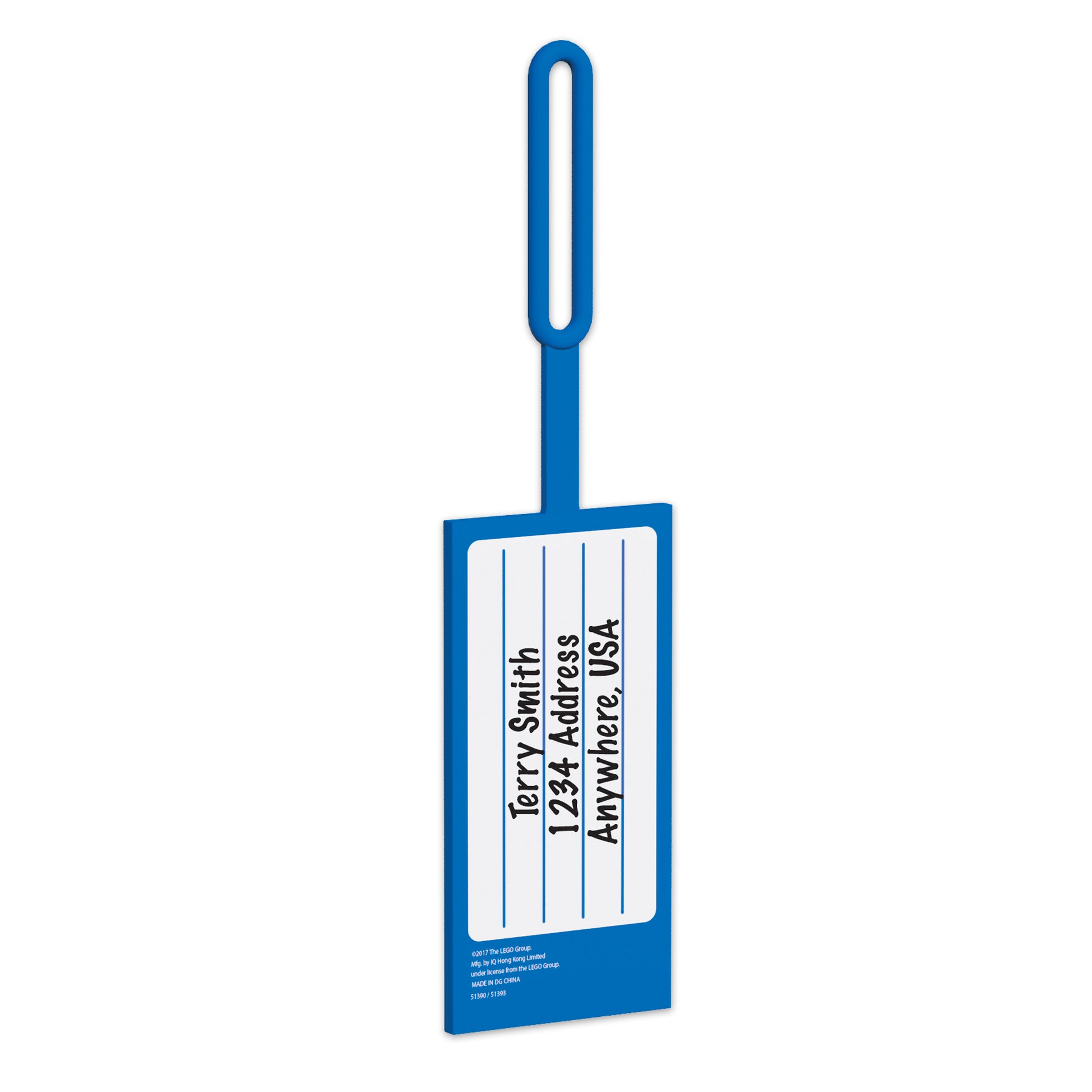 Lego IQ Bag Tag 2x4 Blue