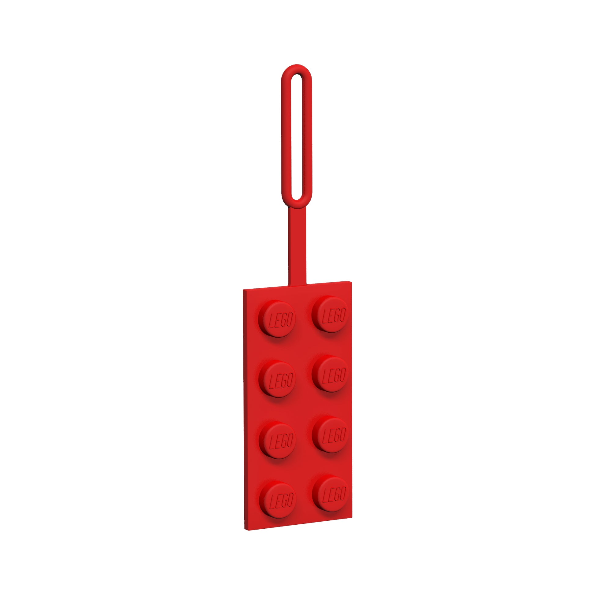 Lego IQ Bag Tag 2x4 Red