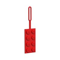 Lego IQ Bag Tag 2x4 Red