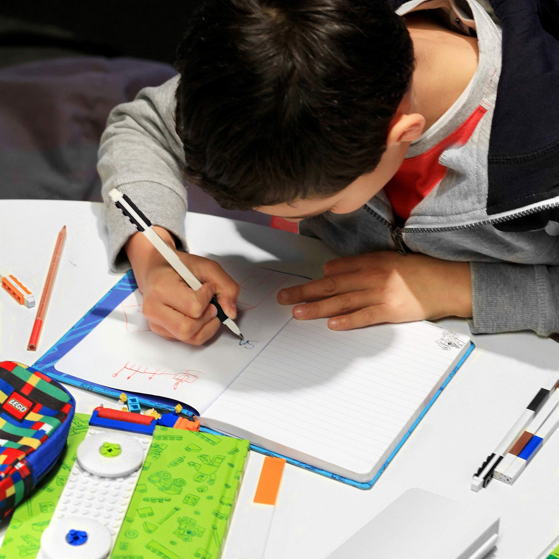 Lego IQ Pen Pal Gel Pen w/ Minifigure Black