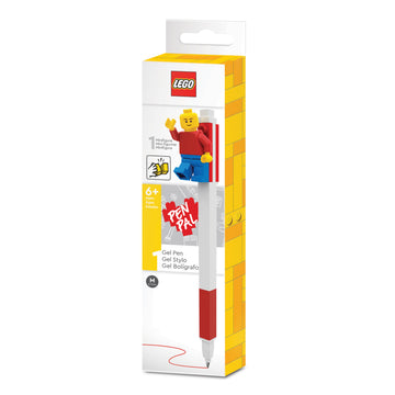 Lego IQ Pen Pal Gel Pen w/ Minifigure Red