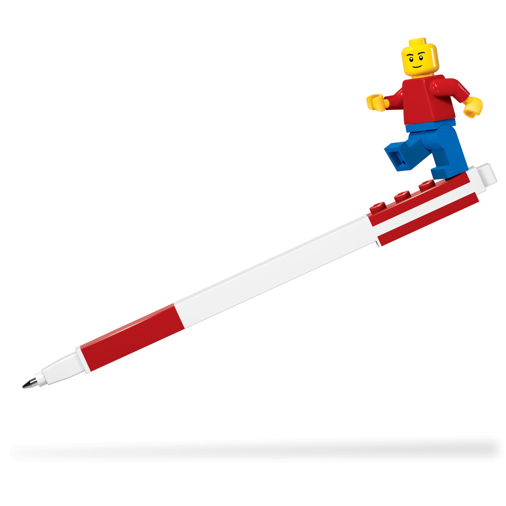 Lego IQ Pen Pal Gel Pen w/ Minifigure Red