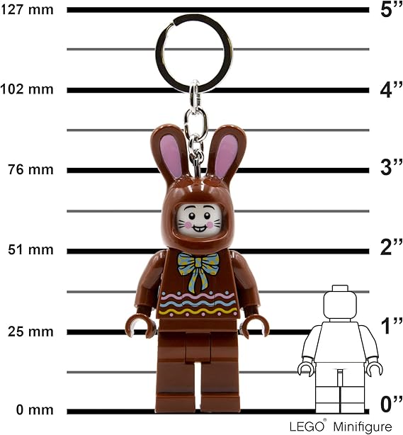 Lego IQ Minifigures Keychain Light Easter