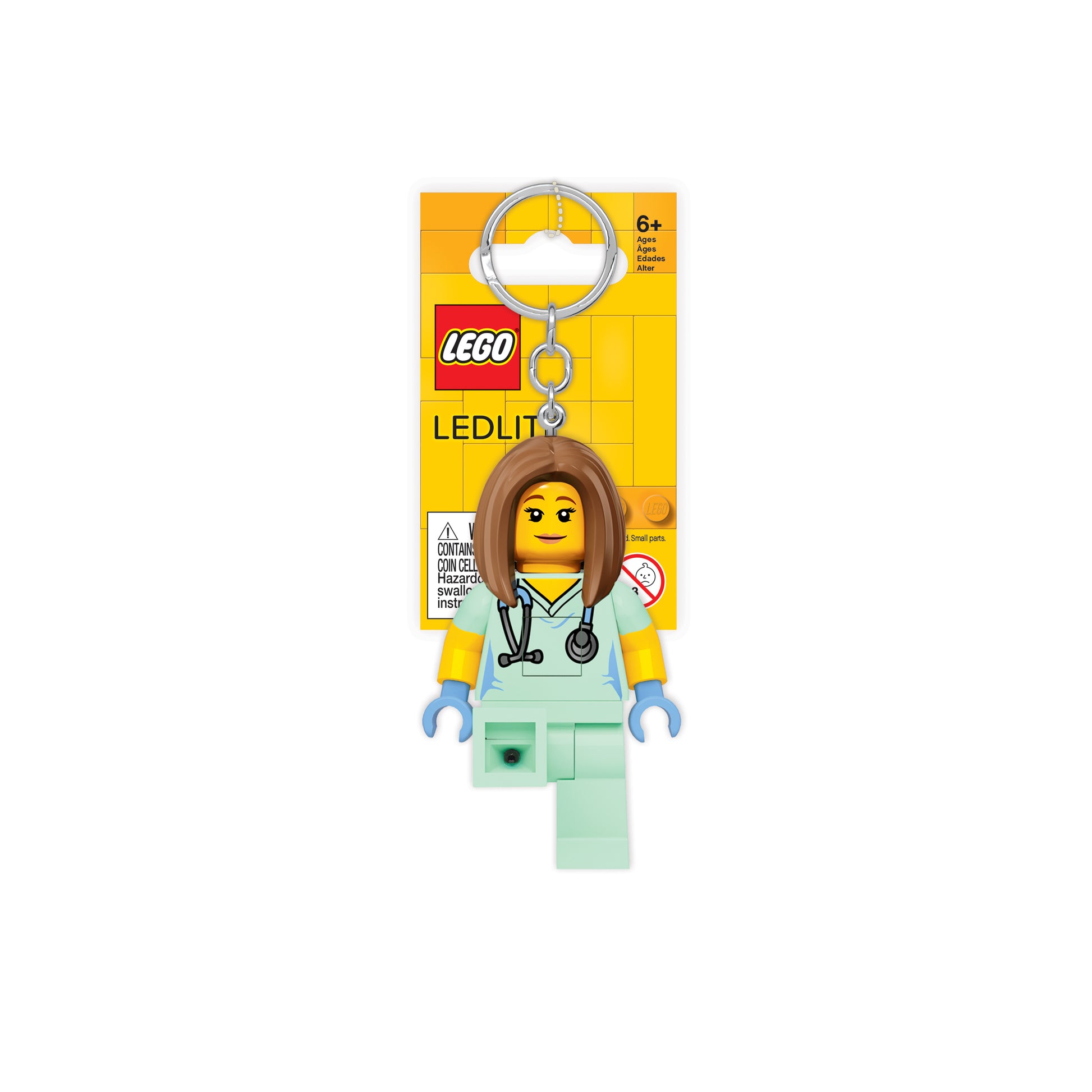 Lego IQ Minifigures Keychain Light  Medical Profes