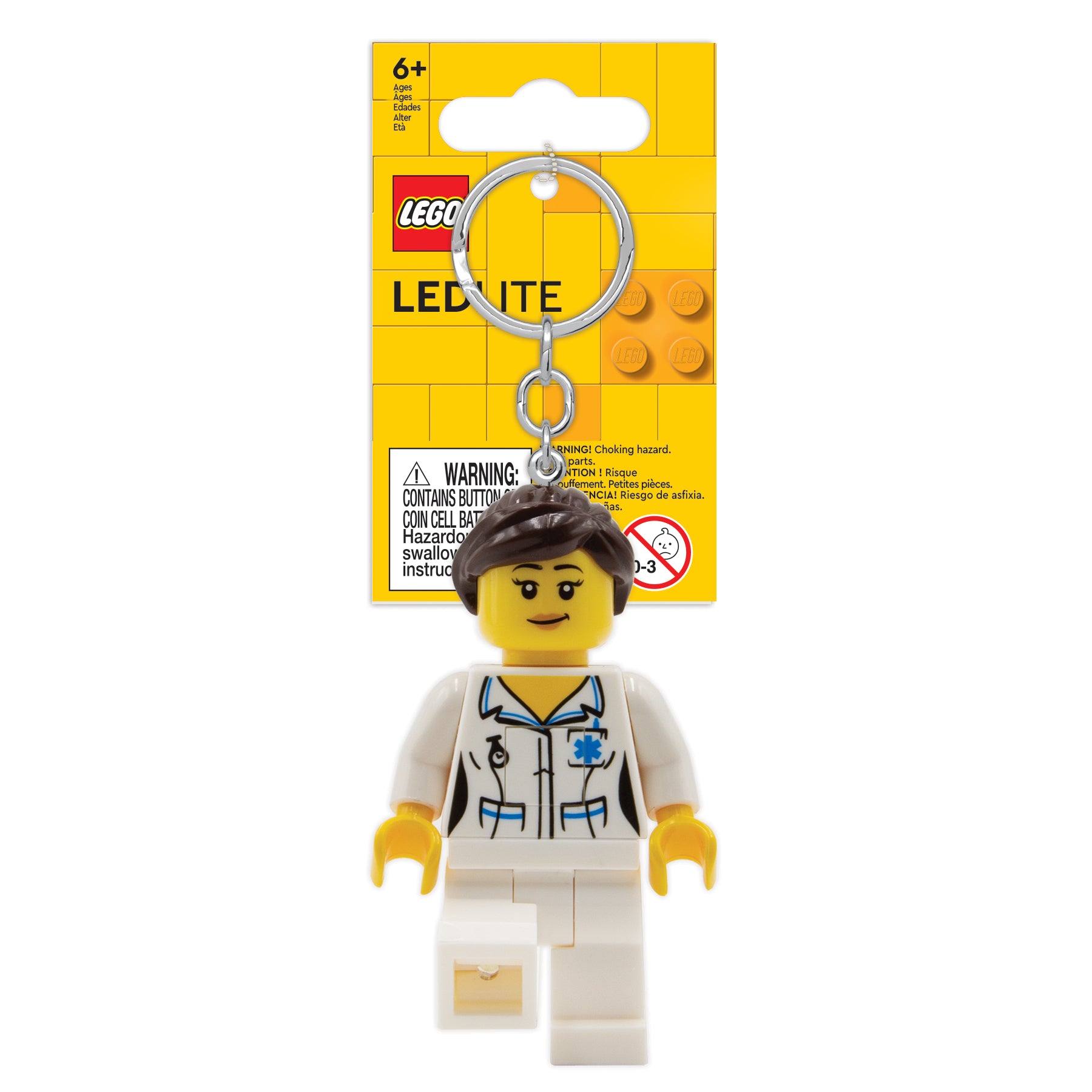 Lego IQ Minifigures Keychain Light  Medical Profes