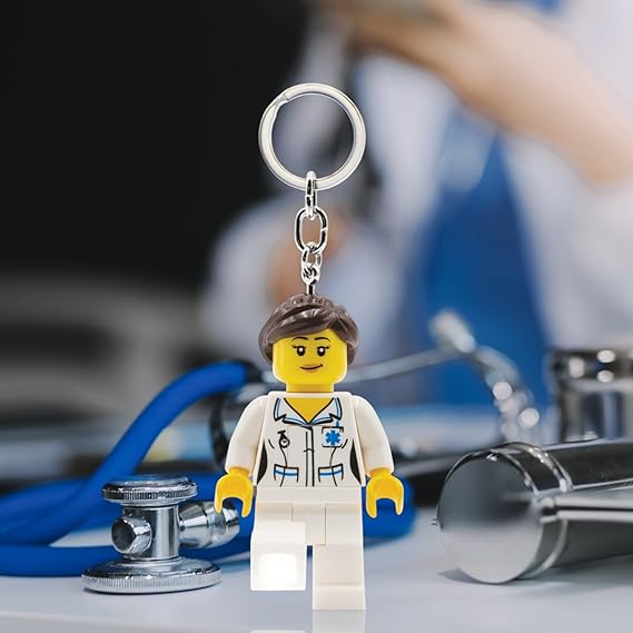 Lego IQ Minifigures Keychain Light  Medical Profes