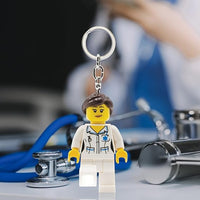 Lego IQ Minifigures Keychain Light  Medical Profes