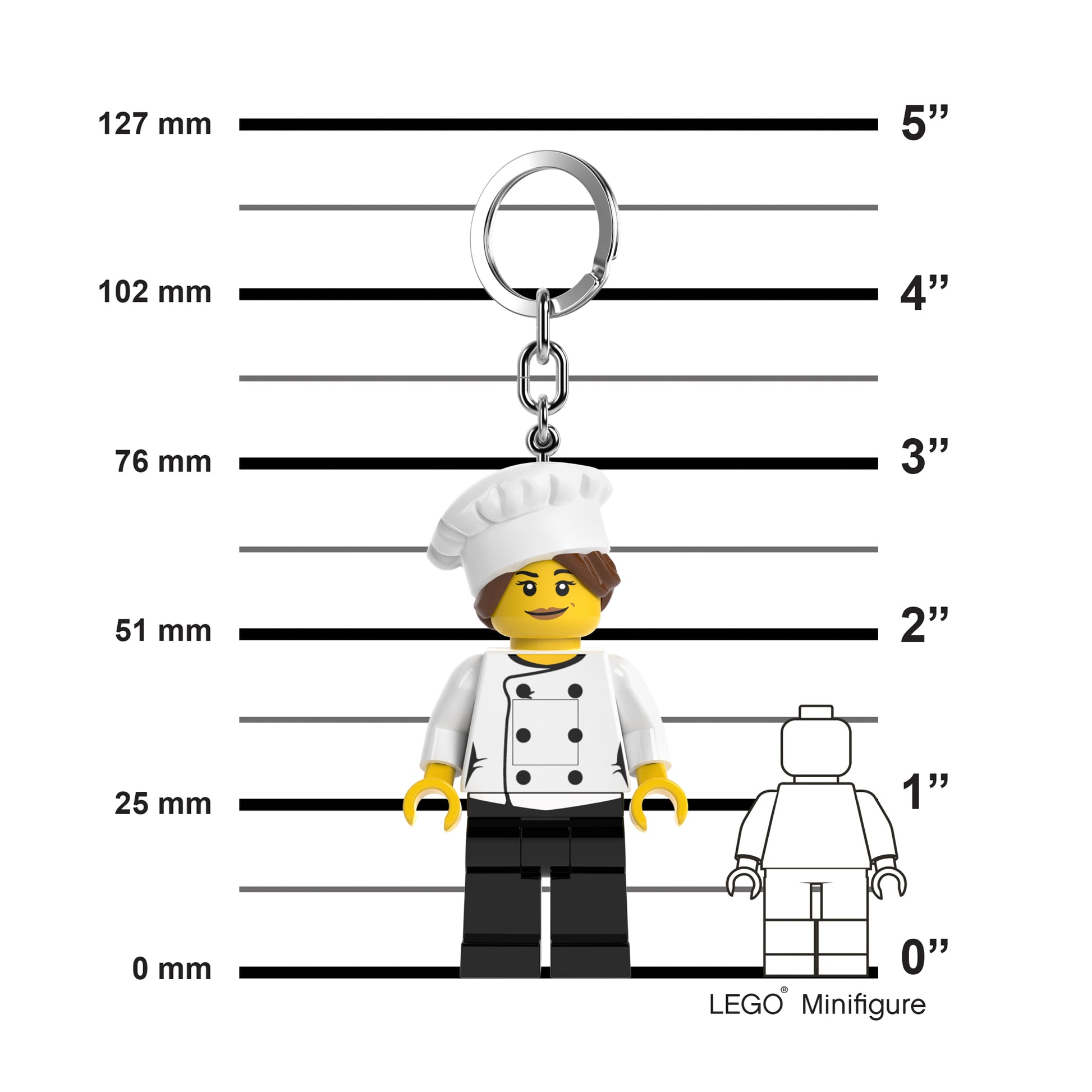 Lego IQ Minifigures Keychain Light